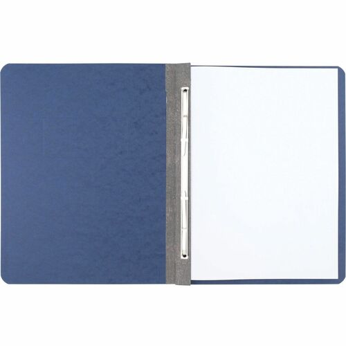 ACCO Letter Recycled Report Cover - 3" Folder Capacity - 8 1/2" x 11" - Dark Blue - 30% Recycled 