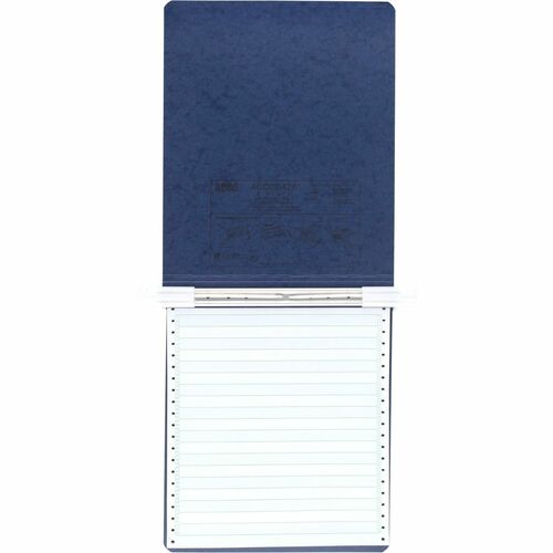 ACCO PRESSTEX Unburst Sheet Covers - 6" Binder Capacity - 9 1/2" x 11" Sheet Size - Dark Blue - Recycled - Retractable Filing Hooks, Hanging System, Moisture Resistant, Water Resistant - 1 Each