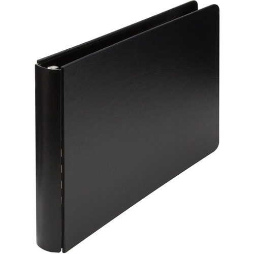 Wilson Jones® Casebound Ring Binders - 2" Binder Capacity - 11" x 17" Sheet Size - 450 Sheet Capacity - 3 x Round Ring Fastener(s) - Vinyl-covered Chipboard - Black - Durable, Heavyweight, Opaque - 1 Each
