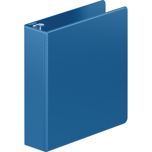 Wilson Jones Heavy Duty DublLock D-Ring Binder - 2" Binder Capacity - Letter - 8 1/2" x 11" Sheet Size - 480 Sheet Capacity - 3 Ring(s) - Fastener(s): D-Ring - Dark Blue - 1.67 lb - Locking Mechanism, Gap-free Ring, Label Holder - 1 Each