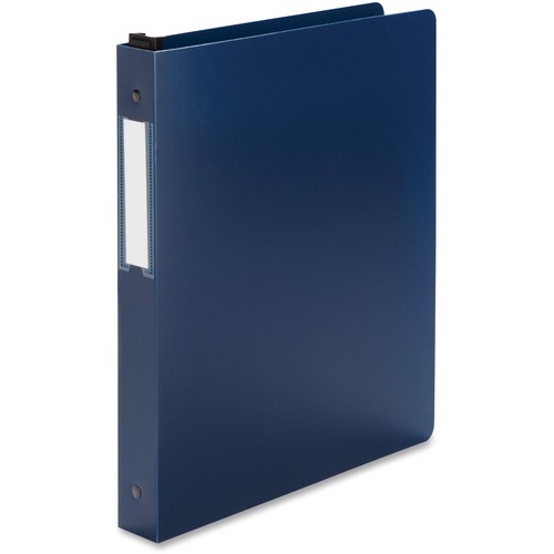 Wilson Jones Hanging DublLock Binder - 1" Binder Capacity - Letter - 8 1/2" x 11" Sheet Size - 175 Sheet Capacity - 3 x Round Ring Fastener(s) - Poly - Blue - 1 Each