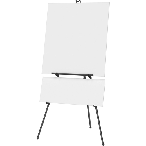 Quartet Heavy-Duty Display Easel - 45 lb Load Capacity - 66" Height - Aluminum, Steel - Black
