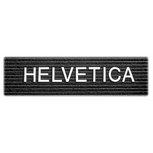 Quartet Letter Board Characters - Letter, Number, Symbol Shape - Pin-up - Helvetica Style - 1" Height - White - Plastic - 144 / Set