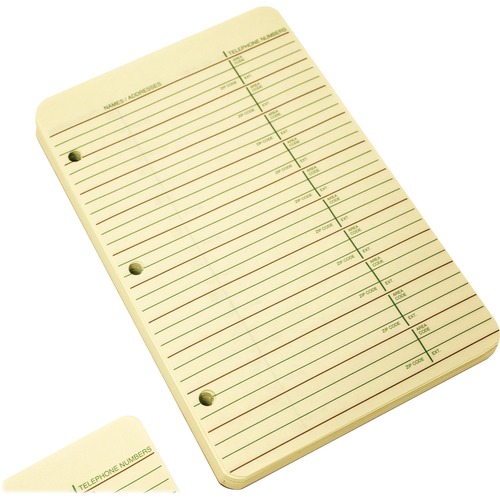 Loose Leaf Address Book Refills