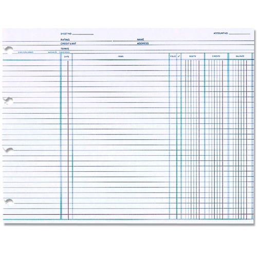 Wilson Jones Balance Ledger Paper - Ledger Binders Refills | ACCO ...