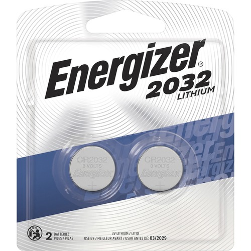 Picture of Energizer 2032 Lithium Coin Battery, 2 Pack
