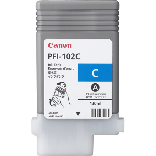 Canon LUCIA Cyan Ink Tank For IPF 500, 600 and 700 Printers - Inkjet - Cyan