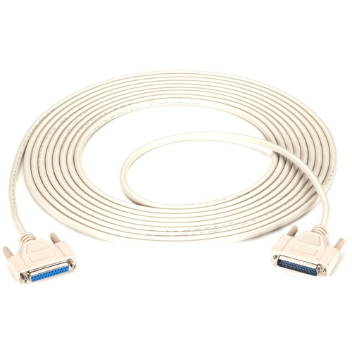 Black Box RS-232 Serial Extension Cable - DB-25 Male Serial - DB-25 Female - 25ft