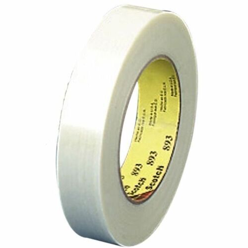 Scotch General-Purpose Filament Tape - 60 yd Length x 0.75" Width - 6 mil Thickness - 3" Core - Synthetic Rubber - Glass Yarn Backing - Tear Resistant, Split Resistant, Curl Resistant, Moisture Resistant, Scuff Resistant - For Reinforcing, Joining, Shippi