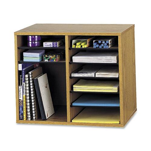 Safco Wood & Corrugated Literature Organizer-12