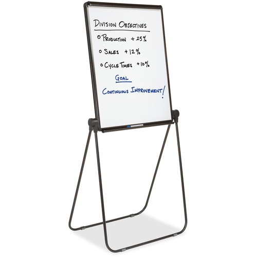 Quartet Ultima Easel - 70" Height - Plastic, Steel, Aluminum - Black