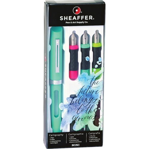 Staedtler 5 Nib Calligraphy Pen Set;Assorted point sizes;Assorted ink 