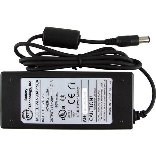 BTI AC Adapter for Notebooks - Compatible OEM 330-1825 6C3W2 JC53V JCF3V 332-1828