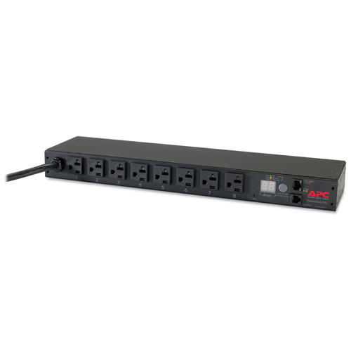 APC Metered Rack 8-Outlets 1.92kW PDU - 1.92kW - 1U Rack-mountable