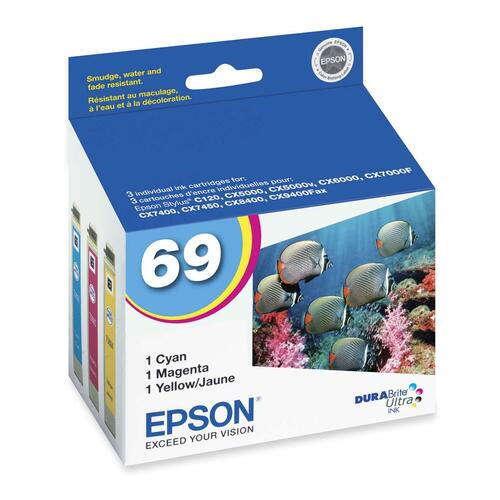 Epson DURABrite Original Ink Cartridge - Inkjet - Cyan, Magenta, Yellow