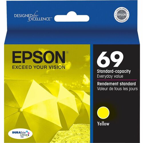 Epson DURABrite Original Ink Cartridge - Inkjet - 350 Pages - Yellow - 1 Each