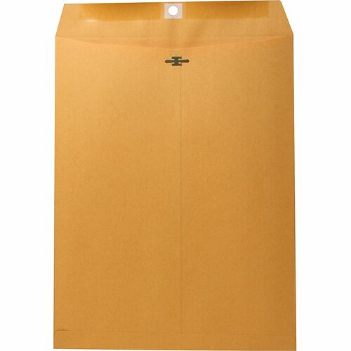 Recycled Clasp Envelopes - #97 - 10"W x 13"L - 28 lb - Kraft - 100 / Box