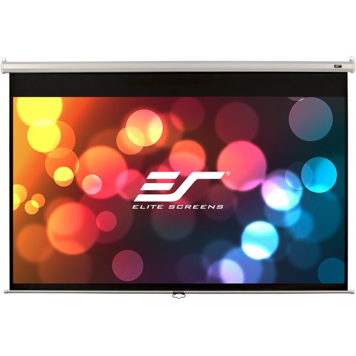 Elite Screens Manual Series - 99-INCH 1:1, Pull Down Manual Projector Screen with AUTO LOCK, Movie Home Theater 8K / 4K Ultra HD 3D Ready, 2-YEAR WARRANTY , M99NWS1"
