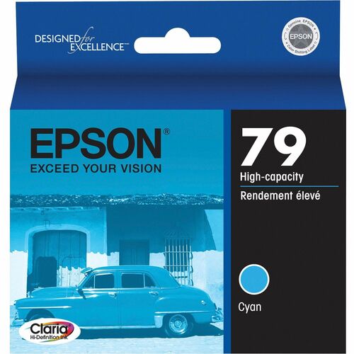 Epson 79 Original Ink Cartridge - Inkjet - Cyan - 1 Each - Ink Cartridges & Printheads - EPST079220