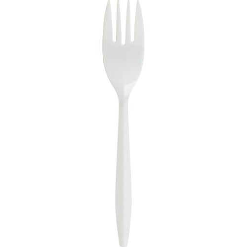 Medium-weight Cutlery - 1000/Carton - Polypropylene - White - Cutlery - GJO20000