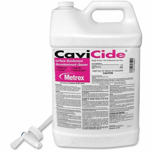 Cavicide Surface Disinfectant Decontaminant Cleaner - 320 fl oz (10 quart) - Disinfectant, Non-toxic, Rinse-free, Fragrance-free, Caustic-free - 1 Each