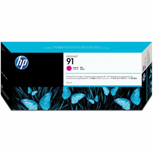 HP 91 (C9468A) Original Ink Cartridge - Single Pack - Inkjet - Magenta - 1 Each
