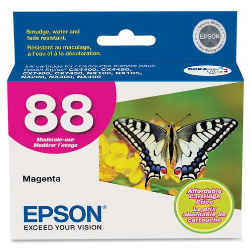 Epson 88 Original Ink Cartridge - Inkjet - Magenta - 1 Each - Ink Cartridges & Printheads - EPST088320