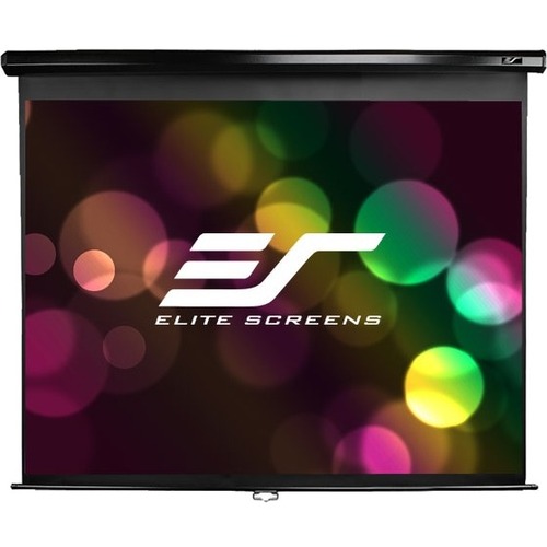 Elite Screens Manual Series - 71-INCH 1:1, Pull Down Manual Projector Screen with AUTO LOCK, Movie Home Theater 8K / 4K Ultra HD 3D Ready, 2-YEAR WARRANTY , M71UWS1"