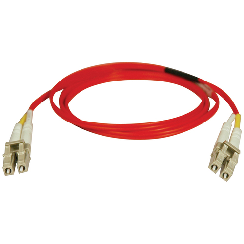 Tripp Lite 15M Duplex Multimode 62.5/125 Fiber Optic Patch Cable Red LC/LC 50' 50ft 15 Meter - LC Male - LC Male - 49.21ft - Red