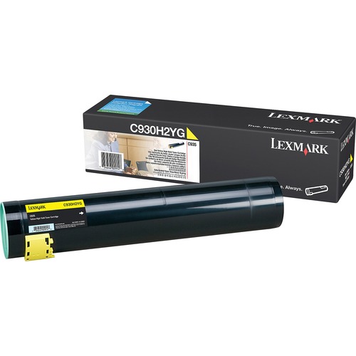 Lexmark Original Toner Cartridge - Laser - 24000 Pages - Yellow - 1 Each