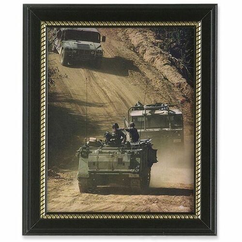 SKILCRAFT U.S. Military Army Frame Picture - 8.50" x 11" Frame Size - Horizontal, Vertical - Hanger - 1 Each