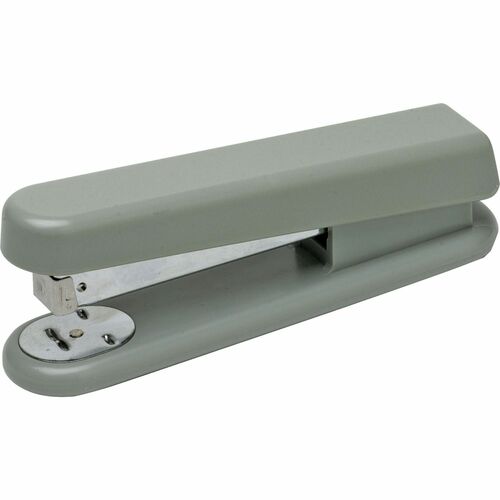 SKILCRAFT Standard Light-Duty Stapler - 20 Sheets Capacity - 210 Staple Capacity - Full Strip - 1/4" , 1/2" Staple Size - Gray