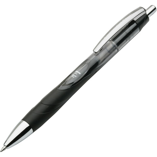 SKILCRAFT Vista Retractable Gel Pen - 0.7 mm Pen Point Size - Refillable - Retractable - Black Gel-based Ink - 1 Dozen