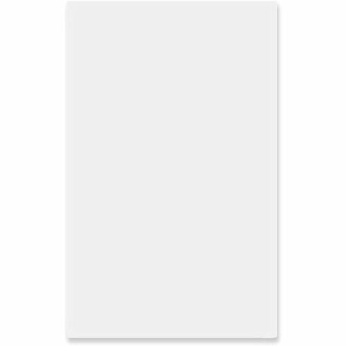 SKILCRAFT Writing Pad - 100 Sheets - Plain - Glue - 16 lb Basis Weight - 5" x 8" - White Paper - 1 Dozen