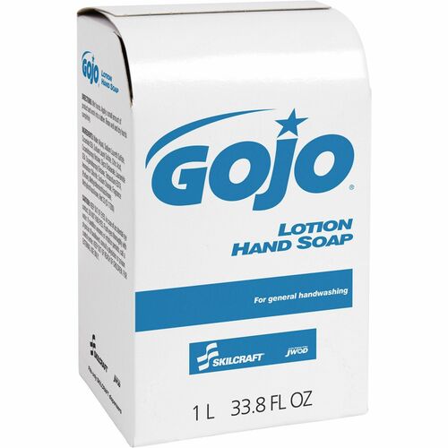 SKILCRAFT GOJO Lotion Soap Refill - 1000mL - Moisturizing, pH Balanced - Pink - 8 / Box