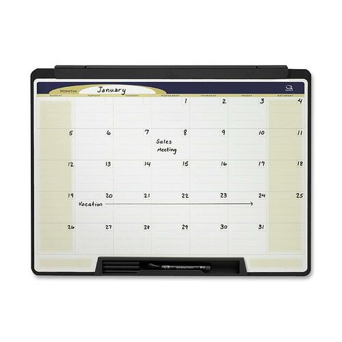 Quartet Motion Cubicle 1-month Calendar Whiteboard - Monthly - 24" x 18" Sheet Size - Lightweight, Stain Resistant - 1 Each - Wall Planners & Organizers - QRTMMC25