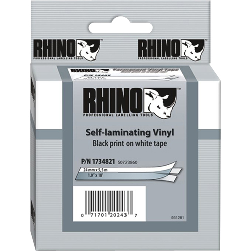 Dymo Self Laminating Thermal Label - 1" Width x 216" Length - White