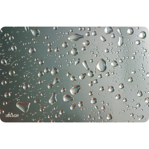 Allsop Widescreen Raindrop Mouse Pad - Silver