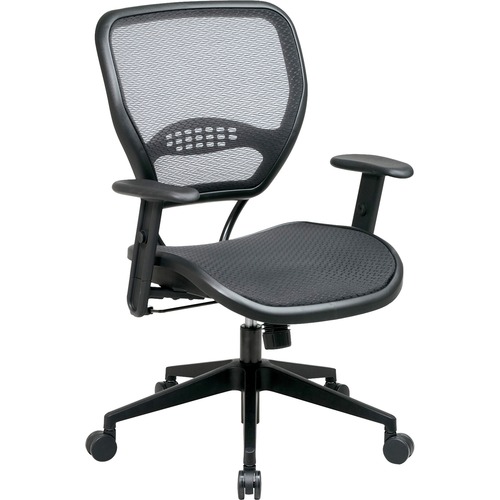 Office Star Matrex Mesh Back Task Chair - Black Seat Color - Mesh Back Material - 5-star Base - 1 Each