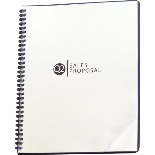 Swingline® GBC® Clear View® Pres Covers - For Letter 8 1/2" x 11" Sheet - Clear - Polypropylene - 25 / Pack