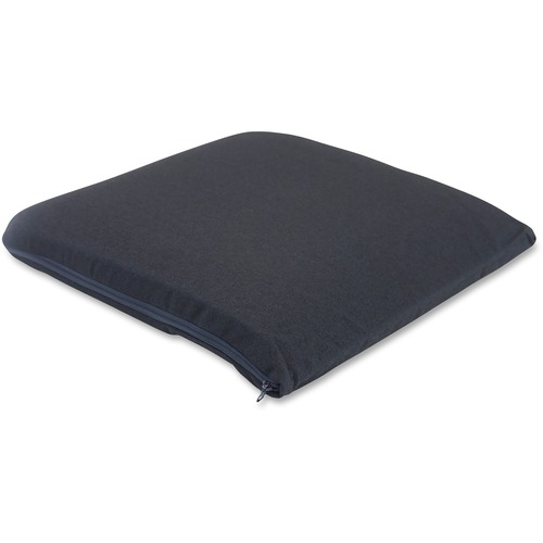 The ComfortMakers Deluxe Seat/Back Cushion - Hook Mount - Black - Polyurethane, Memory Foam - 1 Each