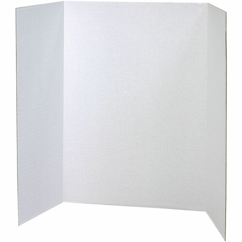 Pacon Presentation Boards - 36" Board Height x 48" Board Width - White Surface - 4 / Carton