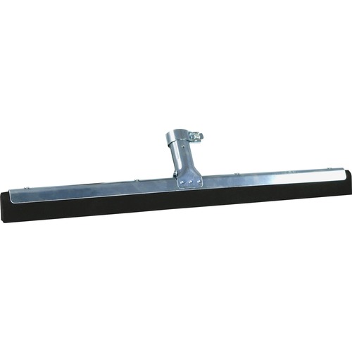 Unger WaterWand Standard 18" Squeegee Head - 18" Foam Rubber Blade - Disposable, Sturdy - Black, Silver - 1Each