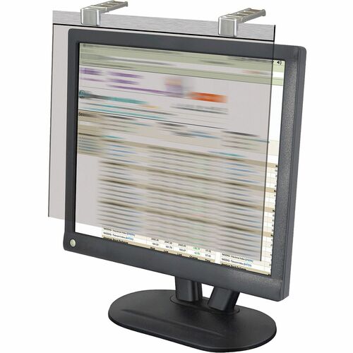 Kantek LCD Privacy Antiglare Wide-screen Filter Silver - For 20" Widescreen - Scratch Resistant - Anti-glare - 1 Each