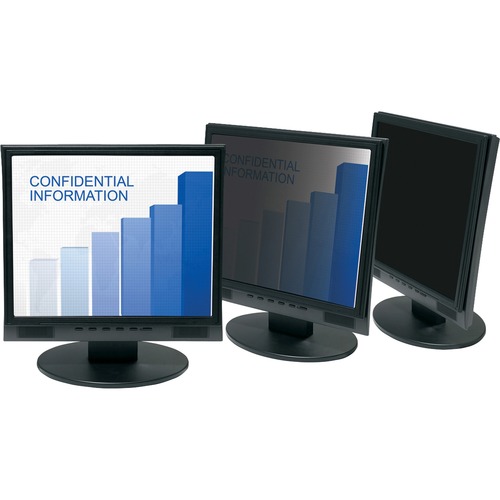 3M PF317 Framed Privacy Filter for Desktop LCD/CRT Monitor - For 17" Monitor - 5:4 - Fingerprint Resistant - Anti-glare - 1