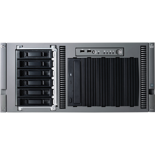 HPE ProLiant ML350 G5 5U Rack Server - 1 x Intel Xeon E5420 2.50 GHz - 2 GB RAM - Serial ATA, Serial Attached SCSI (SAS) Controller - Intel 5000Z Chip - 2 Processor Support - 32 GB RAM Support - 0, 1, 5, 10 RAID Levels - ATI ES1000 Up to 32 MB Graphic Car