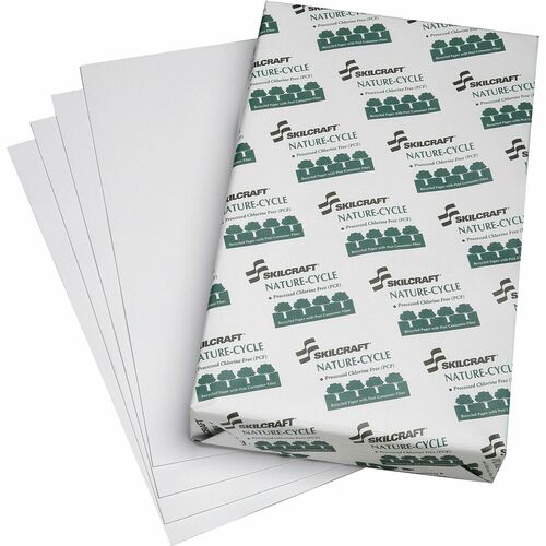 SKILCRAFT Dual Purpose Copy Paper - 92 Brightness - Legal - 8 1/2" x 14" - 5000 / Box (500 - Acid-free, Chlorine-free