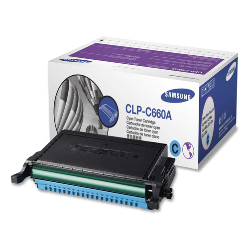 Samsung CLP-C660A Original Toner Cartridge - Laser - 2000 Pages - Cyan - 1 Each