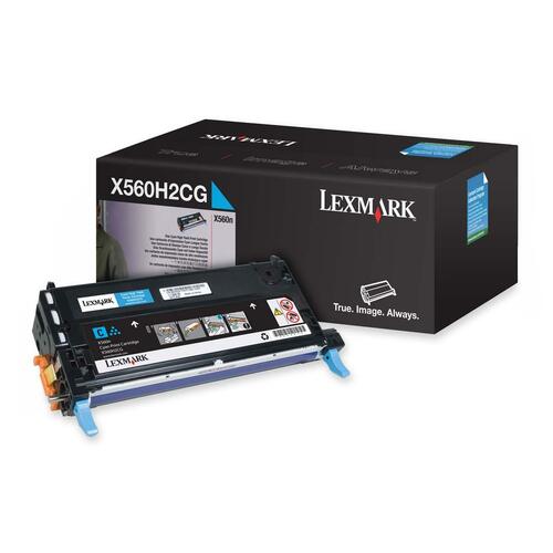 Lexmark Toner Cartridge - Laser - High Yield - 10000 Pages - Cyan - 1 Each