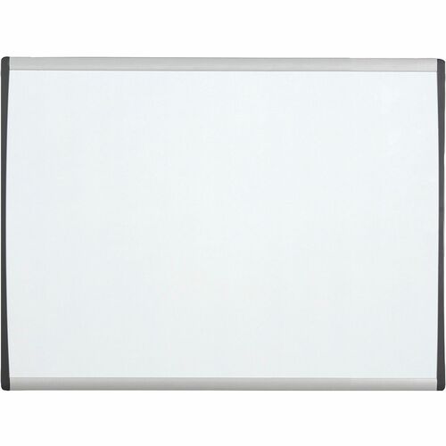 Quartet Arc Cubicle Magnetic Whiteboard - 14" (1.2 ft) Width x 11" (0.9 ft) Height - White Painted Steel Surface - Silver Aluminum Frame - Horizontal - Magnetic - 1 Each